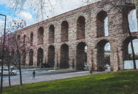 Roman Aqueduct - The Aqueduct of Valens, Istanbul, Turkey